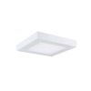 Square Surface Mount LED Downlight with 5CCT Selector – White Metal Trim, Wet Location Rated