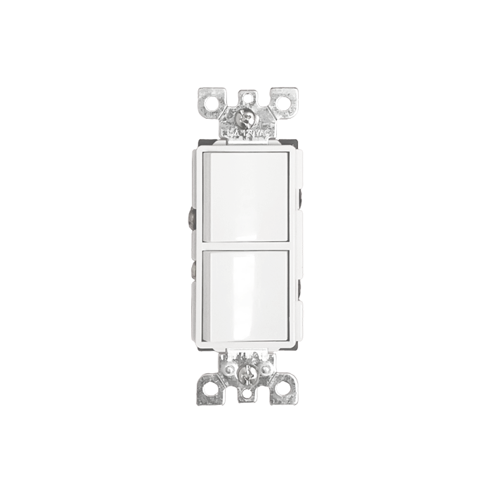 Double Rocker Light Switch – 15A