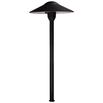 Path Light Black / None DL03 12V AC/DC Aluminum Low Voltage Landscape Lighting Mushroom Path Light DL03BK Image