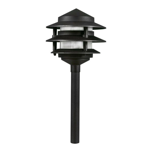 Path Light 1 CDPA52 Path Light Package 3W 12V AC/DC Aluminum Low Voltage Landscape Lighting 3 Tier Pagoda CDPA52-1 Image