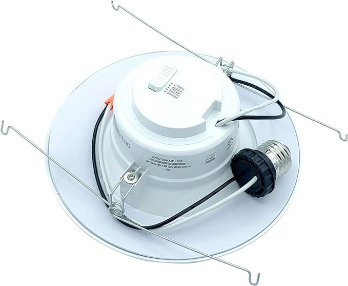 Recessed Base Color AH Lighting — Adjustable Color Temp Dimmable Recessed LED Retrofit Kit ...