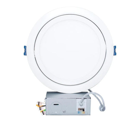 Recessed lights MW Recessed Lights: 6" 5CCT Canless Swivel Downlight MW MGD612W-TNW-5CCT Image