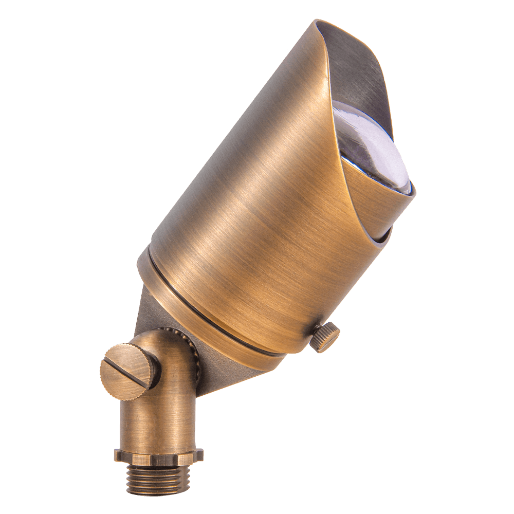 Spot Light Natural Brass / None SPB05 Spot Light LED Landscape Low Voltage Light Adjustable Outdoor Lighting SPB05 Image