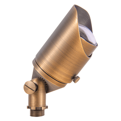 Spot Light Natural Brass / None SPB05 Spot Light LED Landscape Low Voltage Light Adjustable Outdoor Lighting SPB05 Image