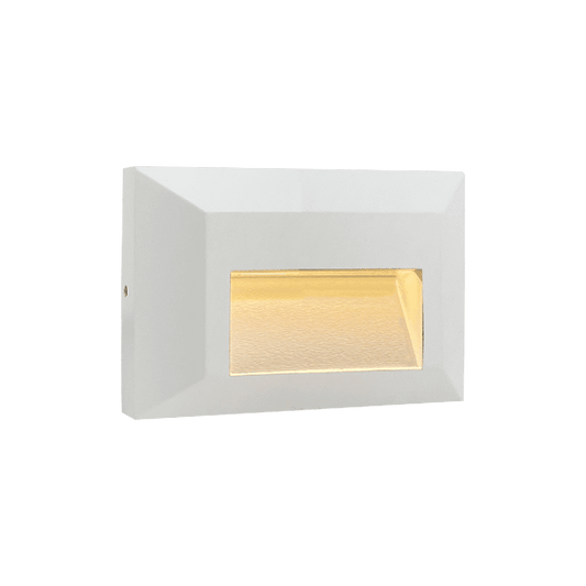 Low Voltage Cast Aluminum Rectangular LED Stair Step or Deck Light Image