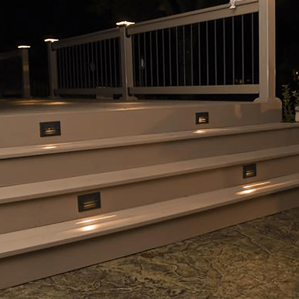 Step light STB07 2W LED Surface Mounted Horizontal Step Light Indoor-Outdoor Lighting Image