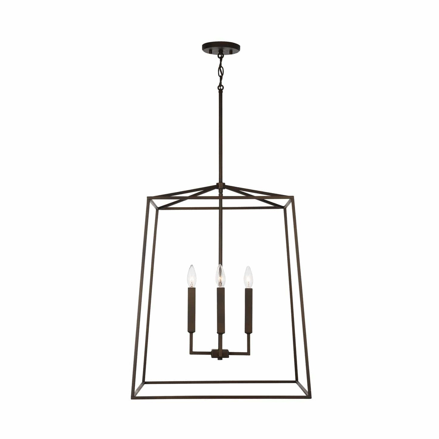 Oil Rubbed Bronze (OR) Thea 4 Light Lantern Foyer 537643OR Image