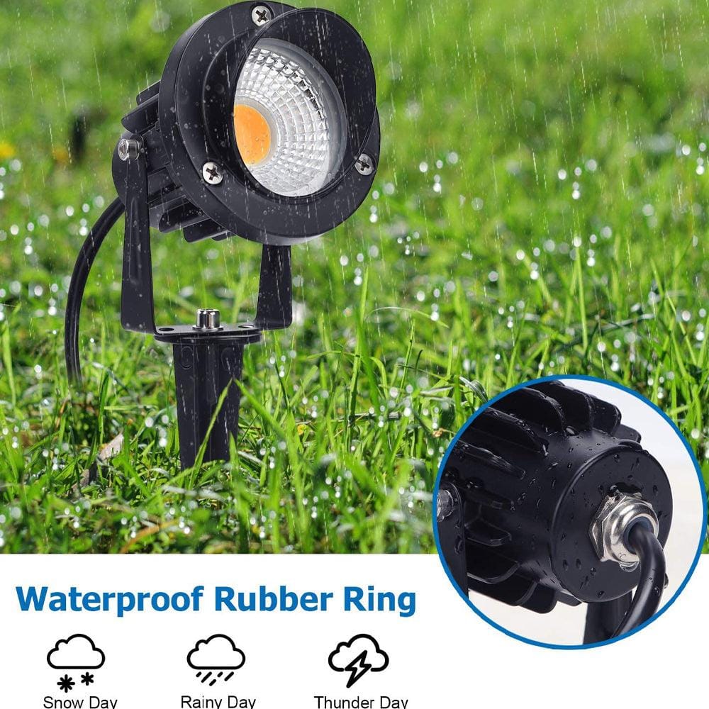 7W Low Voltage LED Directional Outdoor Landscape Spotlight Narrow Beam Image