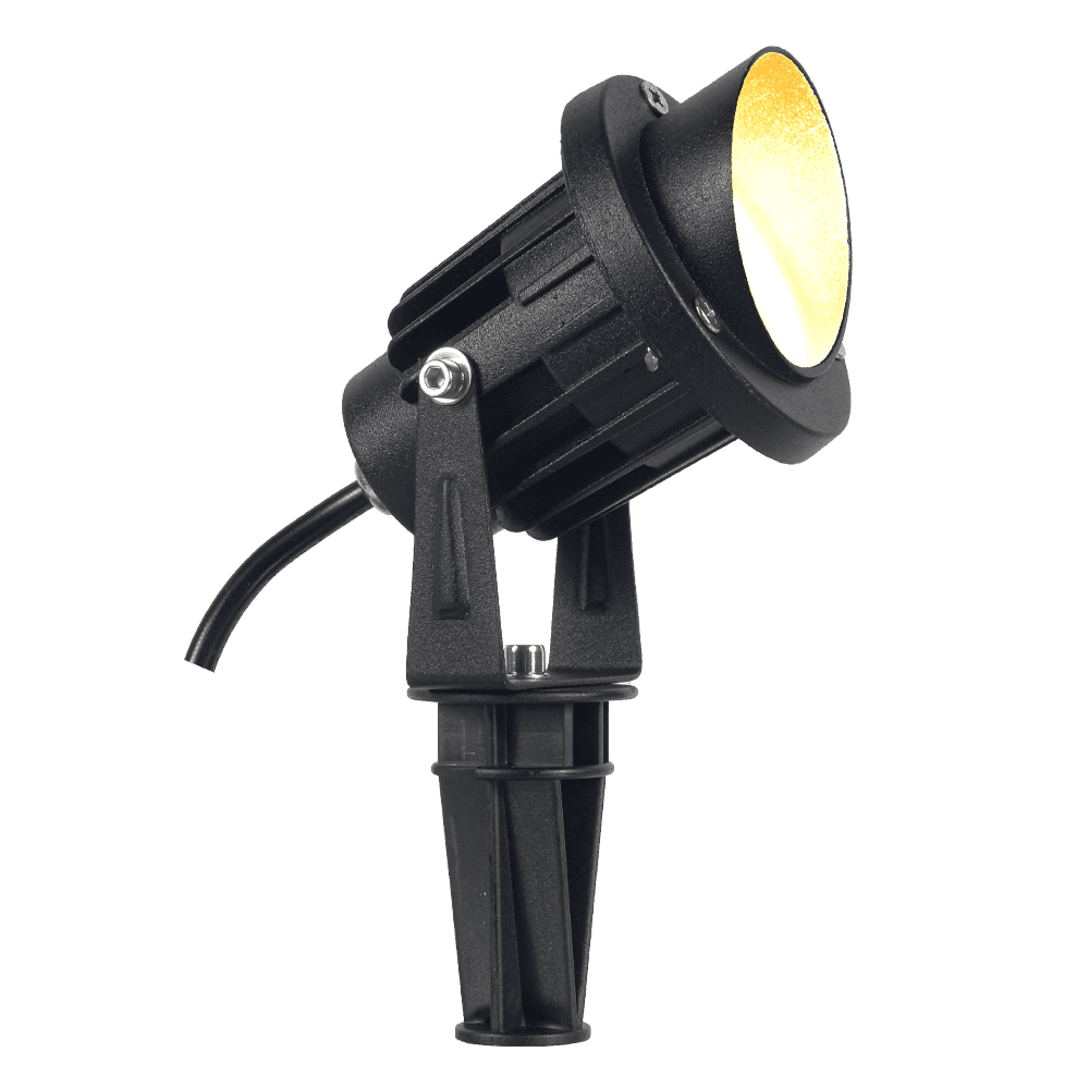 Black 7W Low Voltage LED Directional Outdoor Landscape Spotlight Narrow Beam CD75 Image