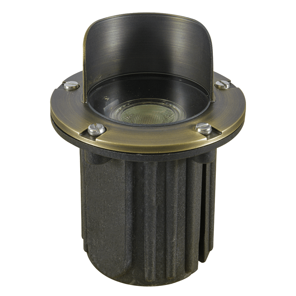 Underground Light UNB03 Cast Brass Low Voltage Shielded LED In-ground Light IP65 Waterproof Image