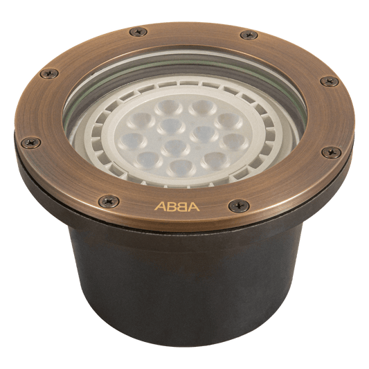 Underground Light UNB08 Cast Brass Low Voltage Commercial PAR36 LED In-ground Light IP65 Waterproof Image