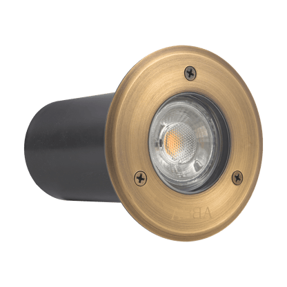 Underground Light UNB12 Cast Brass Low Voltage Round LED In-ground Light IP65 Waterproof Image