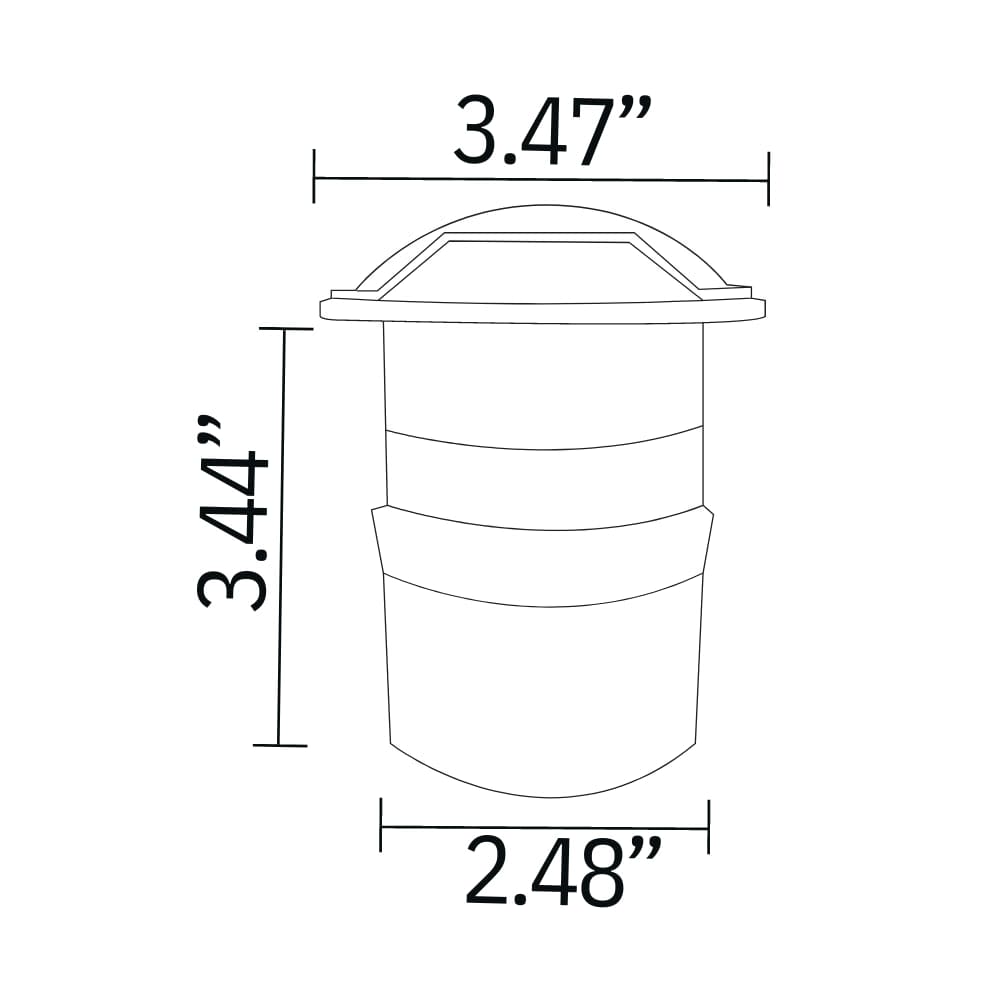 Well Light 2-Directional Stainless Steel Low Voltage In-Ground Well Light UNS04 Image